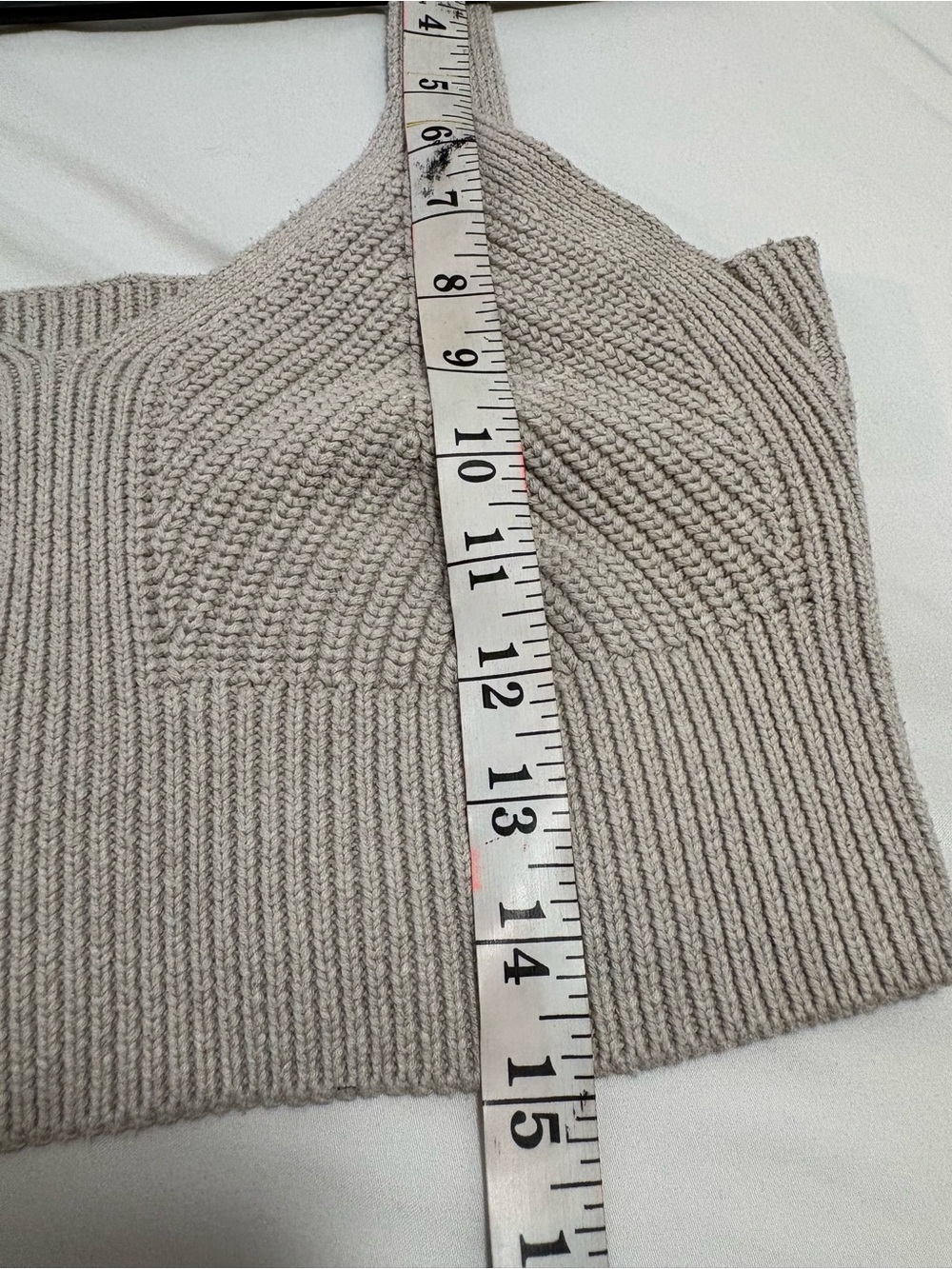 Pistola Cream Knit Rib Bralette - Picture 5 of 5